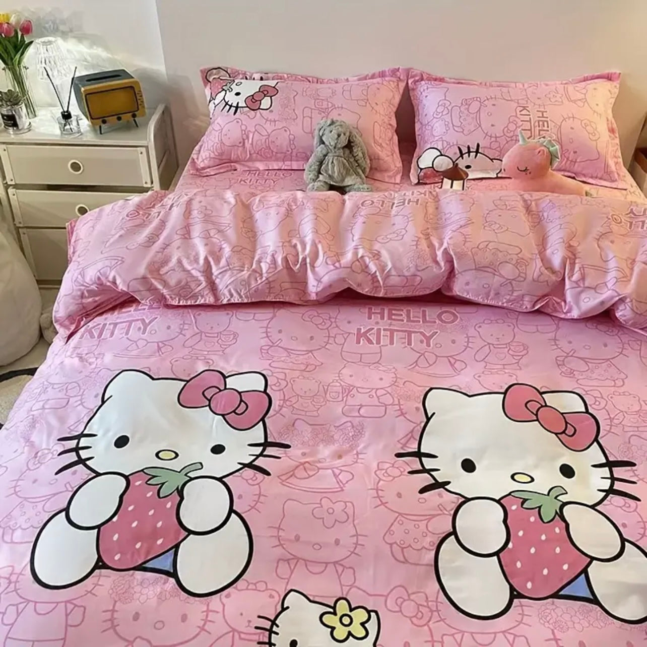 HelloKitty Comforter Bed-Set