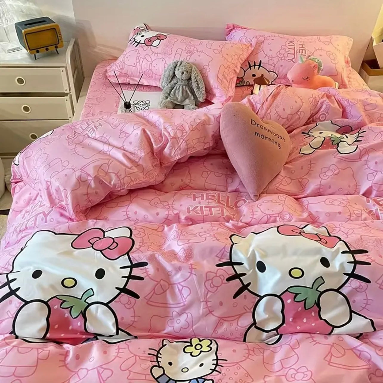 HelloKitty Comforter Bed-Set