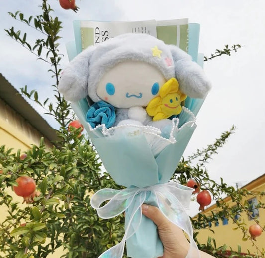 Cinnamon-Roll Plush Bouquet