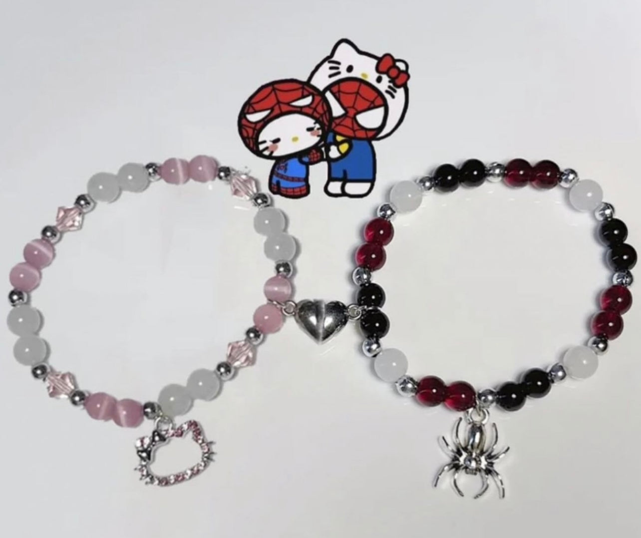 Spiderman X HelloKitty 2PC Bracelets