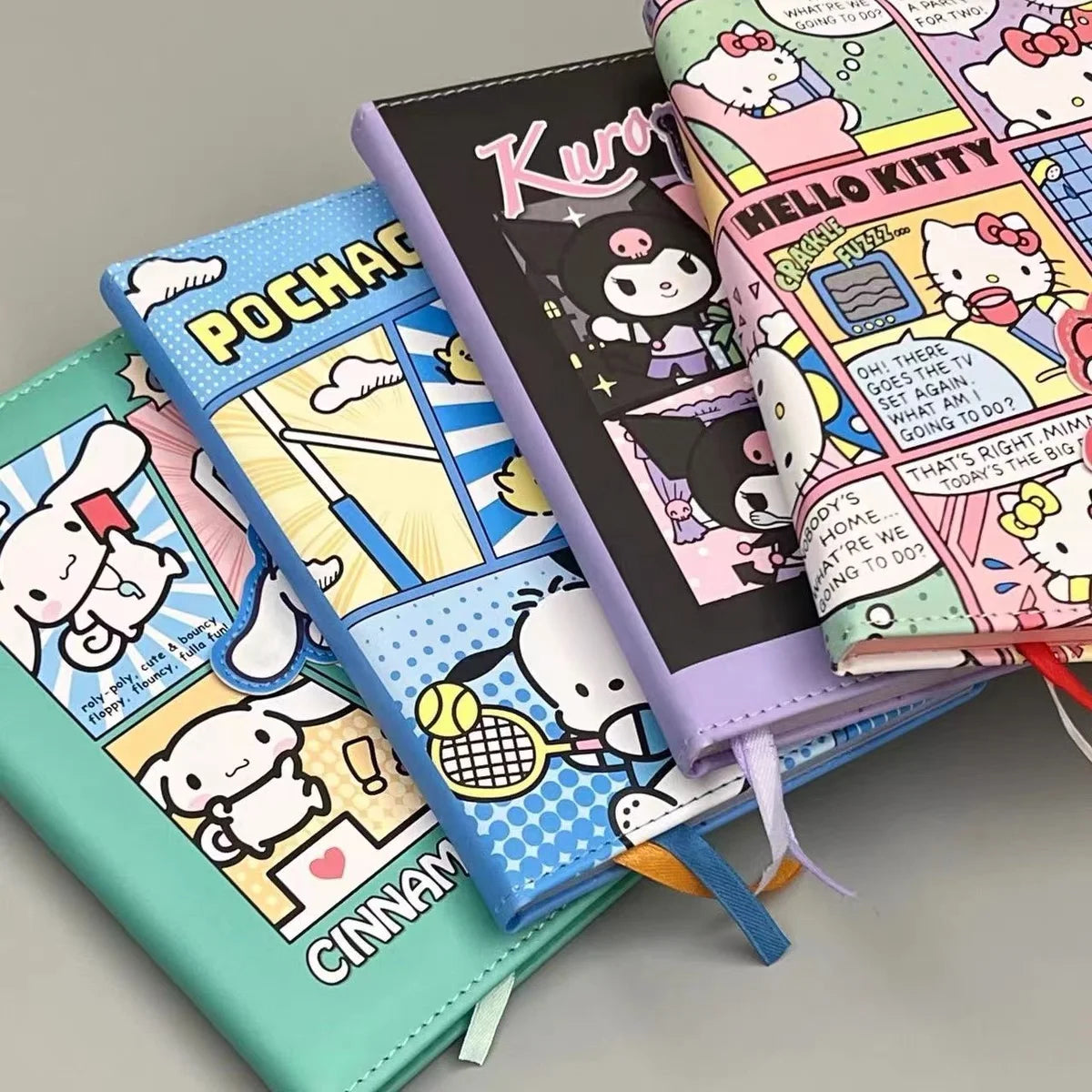 HelloKitty & Friends 4PC Notebooks