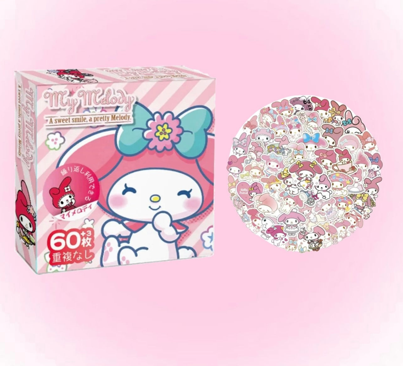 HelloKitty & Friends 60PC Stickers