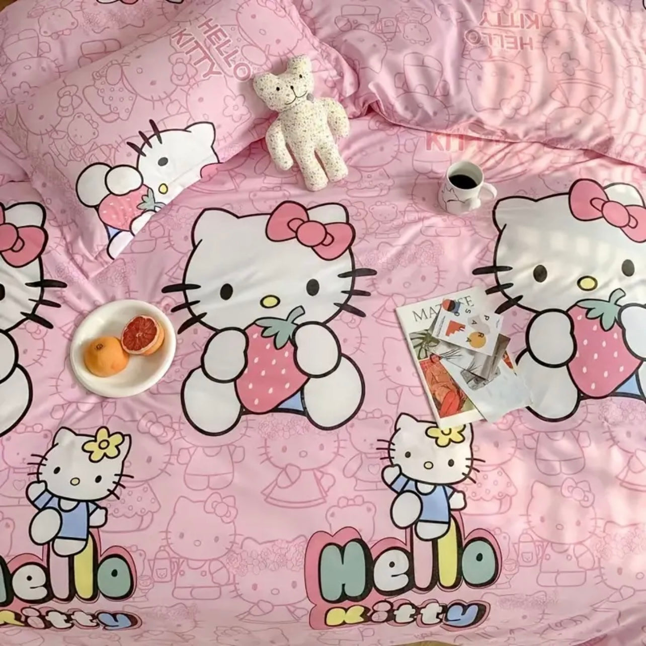 HelloKitty Comforter Bed-Set