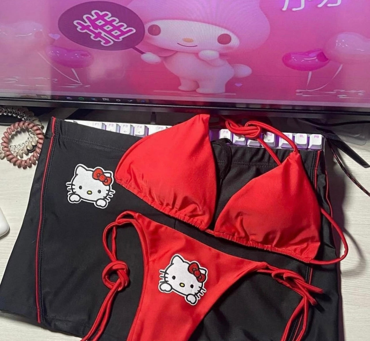 HelloKitty 2PC Matching Swimsuit