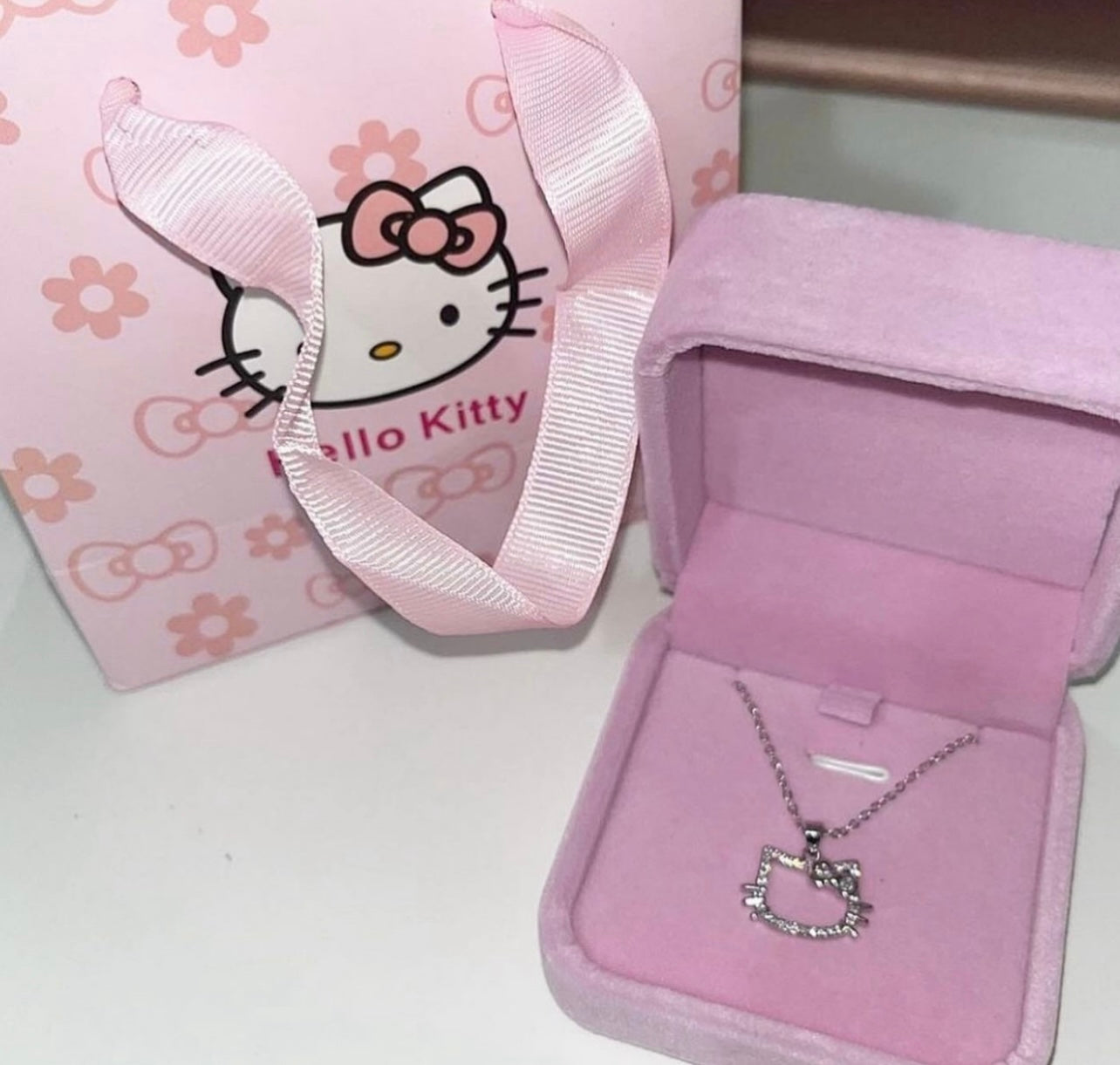 HelloKitty Silver Necklace