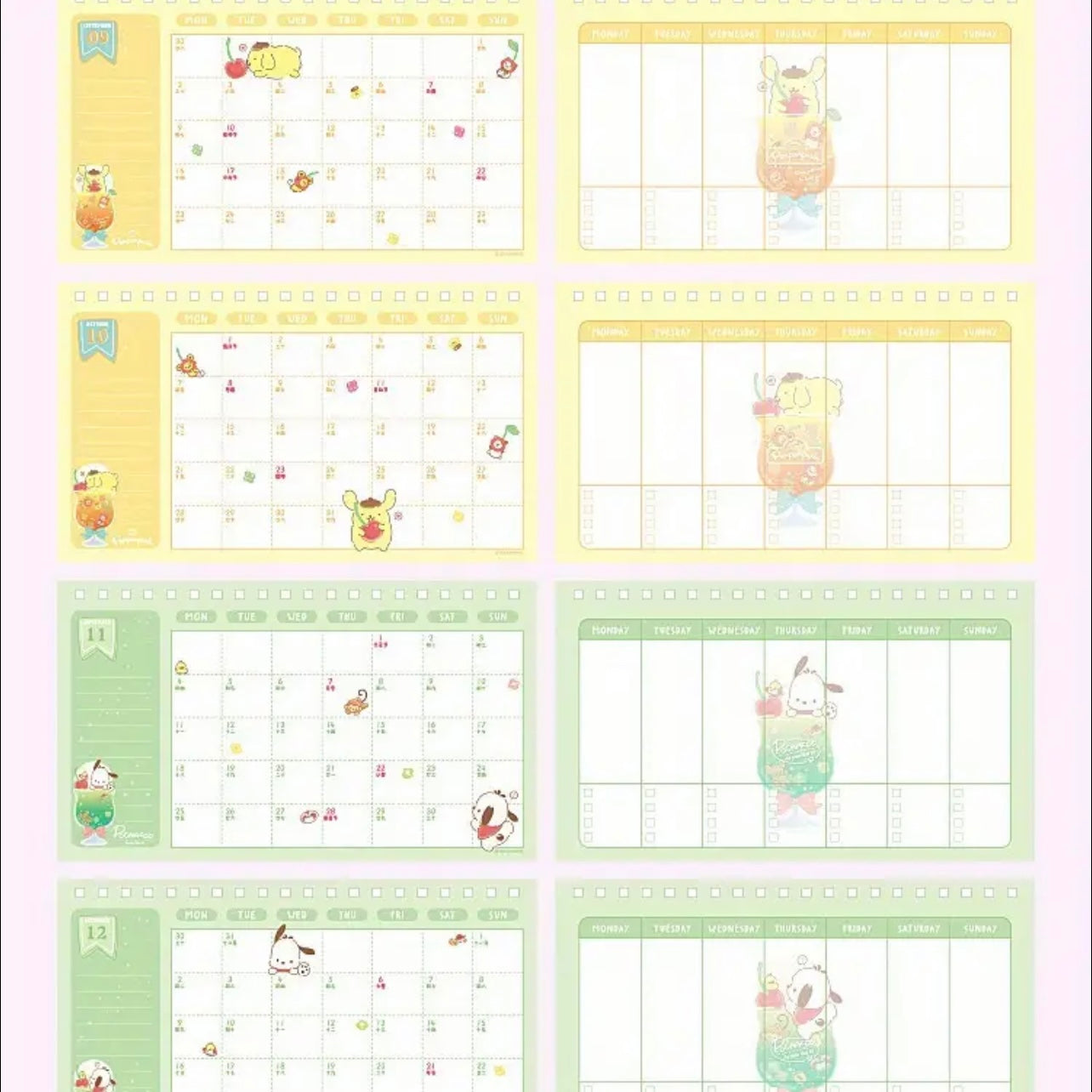 HelloKitty Calendar Planner