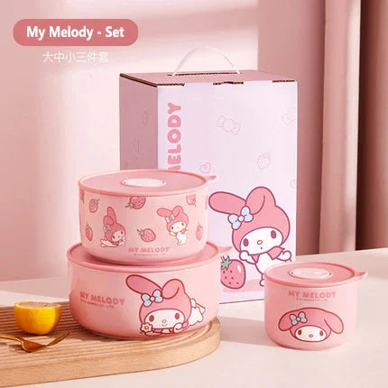 HelloKitty & Friends 3PC Dish-Set