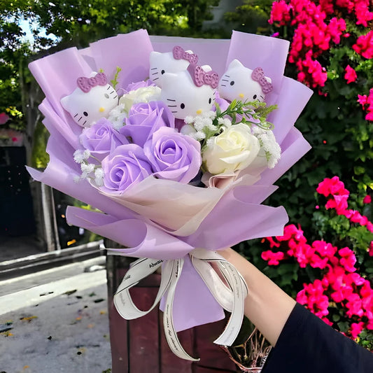 Purple HelloKitty Forever Bouquet