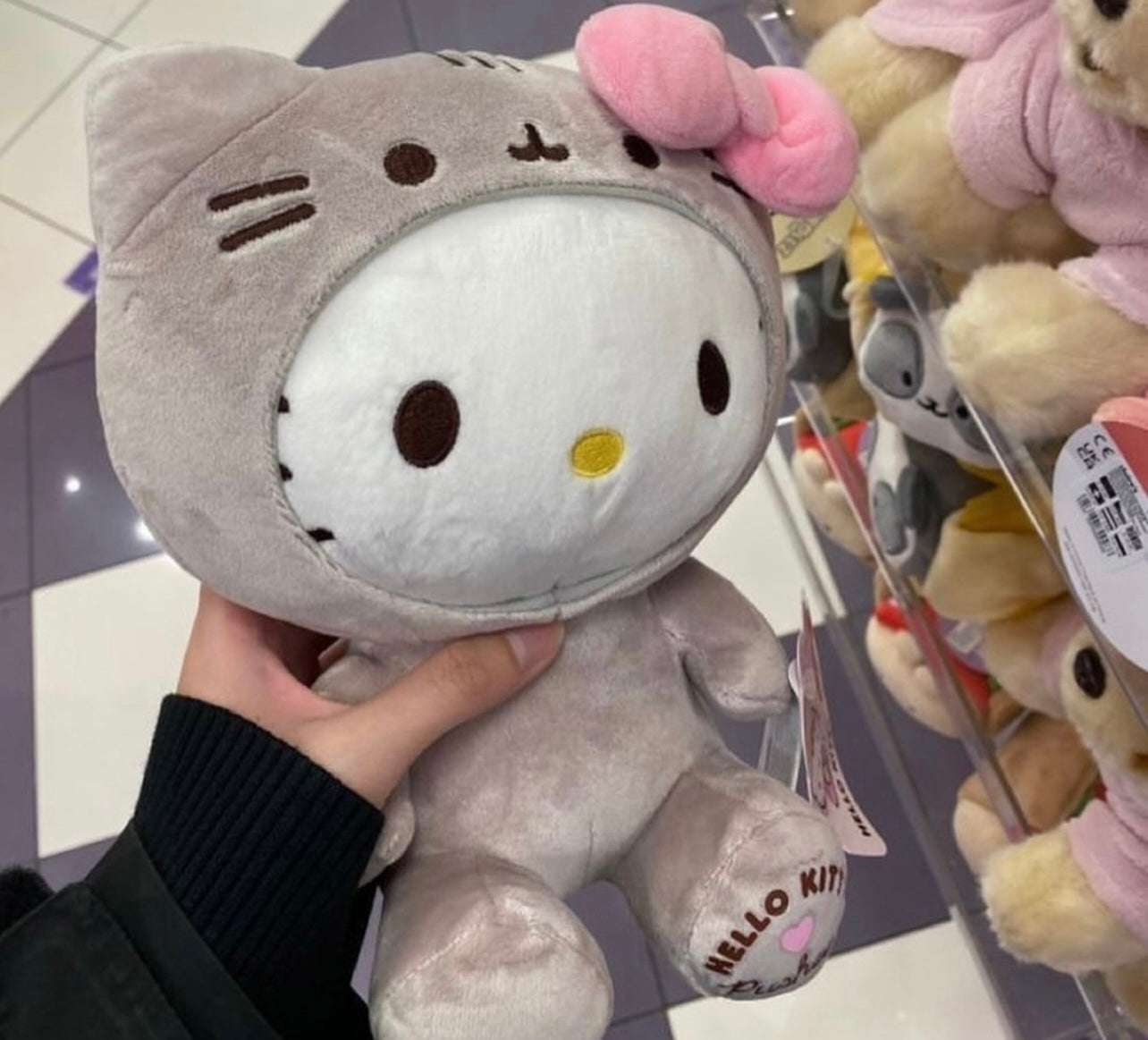 HelloKitty Pusheen Plush