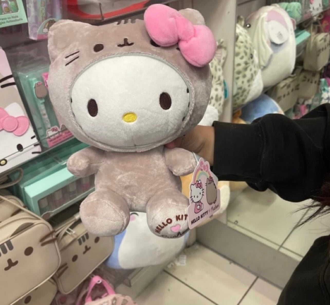 HelloKitty Pusheen Plush