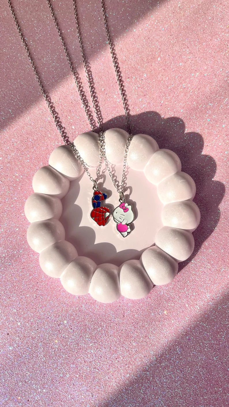 Spiderman X HelloKitty Necklaces