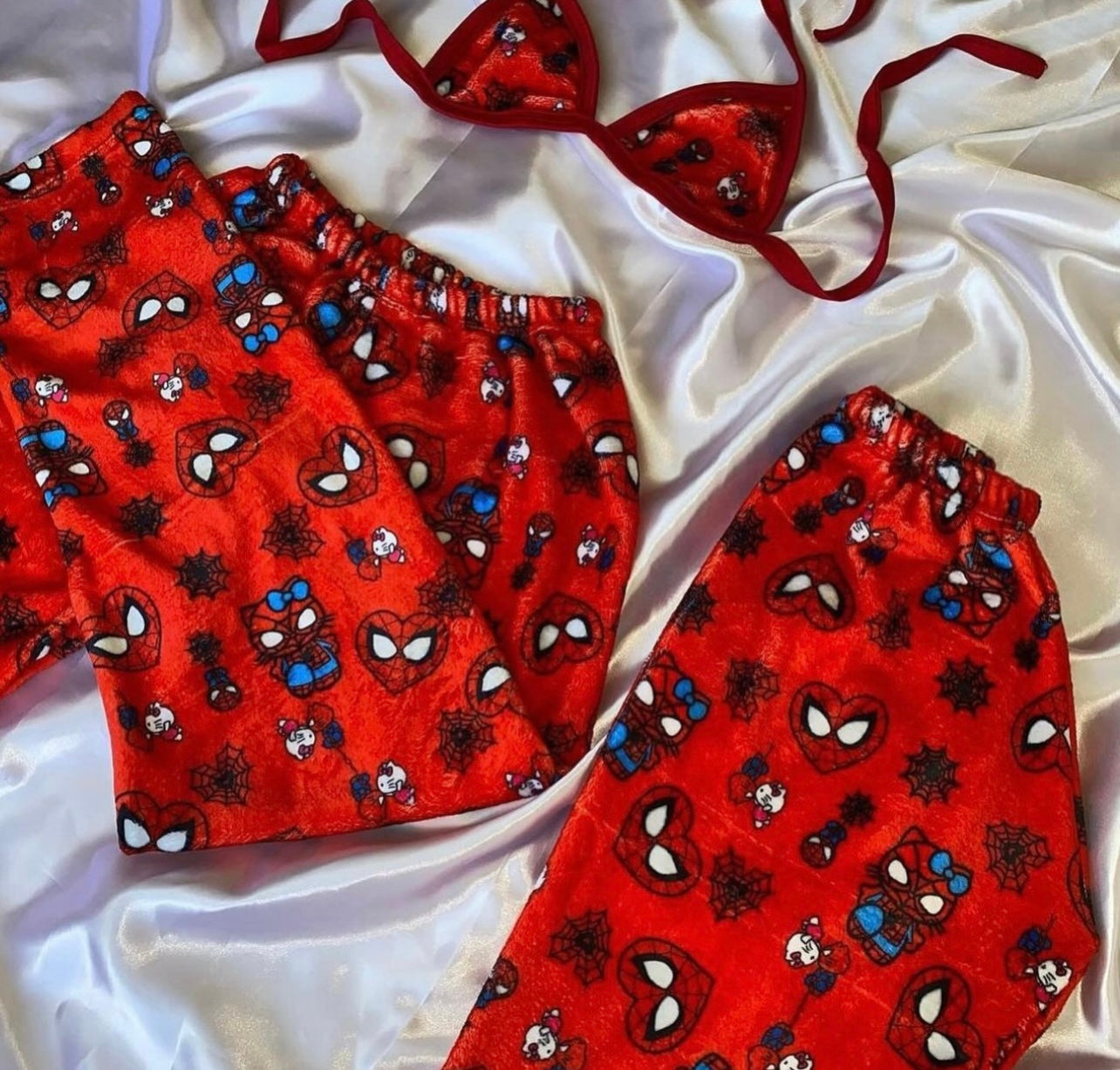 Matching Spiderman & HelloKitty 3Piece Set